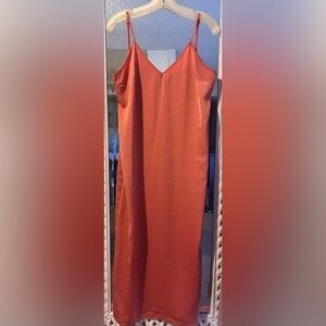 A New Day V-neck Slipdress w Side Slit